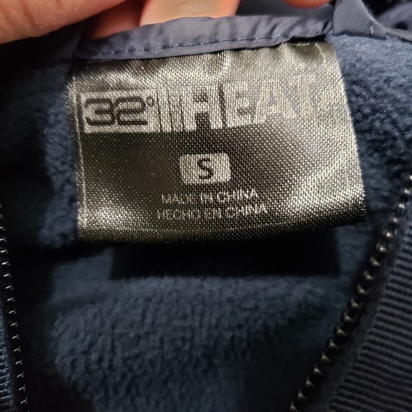 32 Degrees Jacket Womens Small Blue Full Zip‎ Hooded - Picture 3 of 11